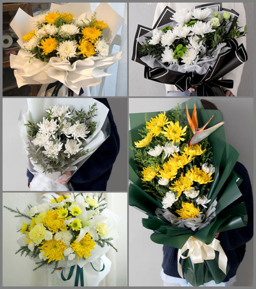 海南海口市龙华区龙桥镇玉荣村白事花束代送